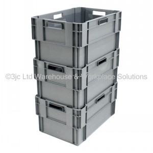 Standard Euro Box 60cm Solid Sides & Base 50 Litre